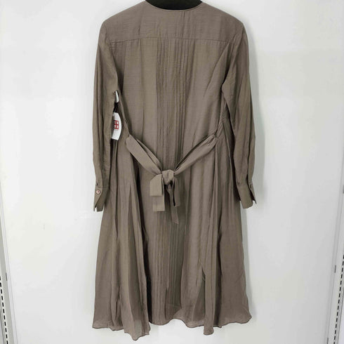 シビラ Sybilla シルク混タックデザインL/Sワンピース レディース JPN:M