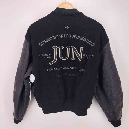 ジュンメン JUN MEN 80-90s 旧タグ 袖レザー切替 スタジアム ジャンパー スタジャン メンズ JPN:M