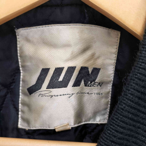 ジュンメン JUN MEN 80-90s 旧タグ 袖レザー切替 スタジアム ジャンパー スタジャン メンズ JPN:M