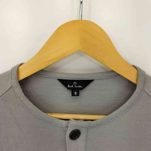 ピーエスポールスミス PS Paul Smith コットン混 アクリル ノーカラーカーディガン メンズ import:S