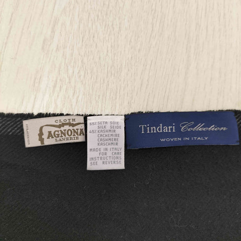 アニオナ AGNONA tindariCollection イタリア製 シルク カシミヤ マフラー メンズ