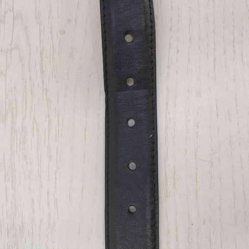 オールデン ALDEN USA製 メタルバックル レザーベルト メンズ 32-80