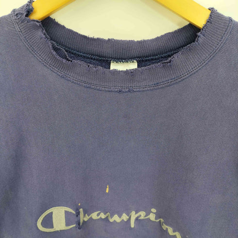 チャンピオン Champion 90s メキシコ製 刺繍タグ REVERSWEAVE ロゴ クルーネックスウェット メンズ import:L