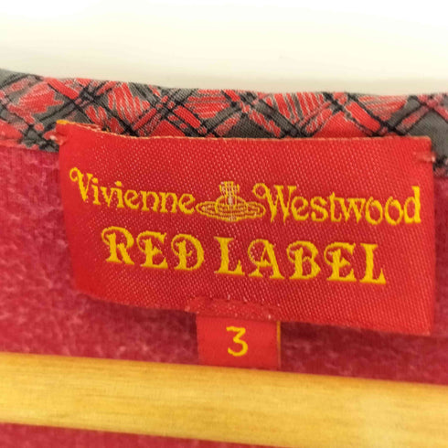ヴィヴィアンウエストウッドレッドレーベル Vivienne Westwood RED LABEL オーブ刺繍 Uネック カットソー レディース 3