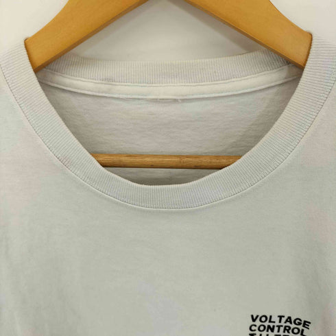 VOLTAGE CONTROL FILTER 両面プリント クルーネックTシャツ メンズ