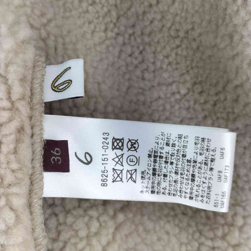 ロクビューティーアンドユースユナイテッドアローズ 6 BEAUTY & YOUTH UNITED ARROWS BOA×QUILTED COAT レディース 36