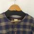 Great Land チェック ノーカラー グランパシャツ メンズ import:XL