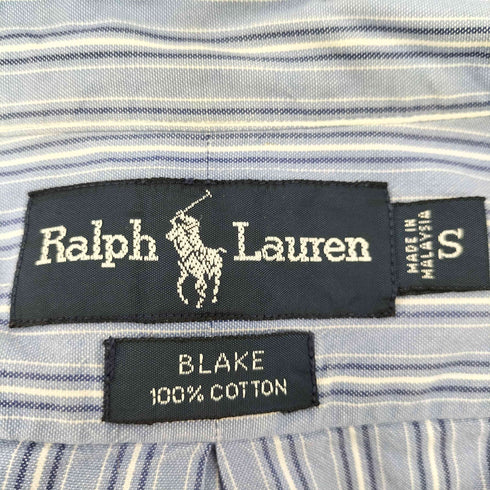 ポロラルフローレン POLO RALPH LAUREN BLAKE S/S スモールポニー ストライプ シャツ メンズ import:S