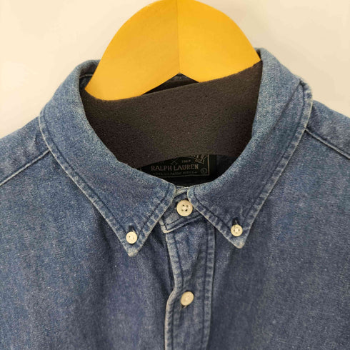 ポロカントリーラルフローレン POLO COUNTRY RALPH LAUREN 80-90s L/S スモールポニー ボタンダウン デニムシャツ メンズ import:L