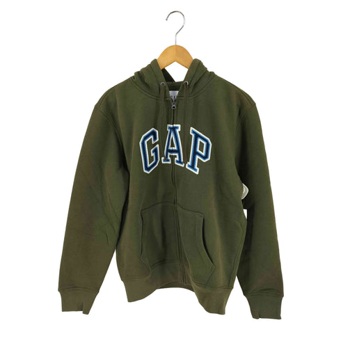 ギャップ Gap プロントロゴ ジップアップパーカー メンズ S