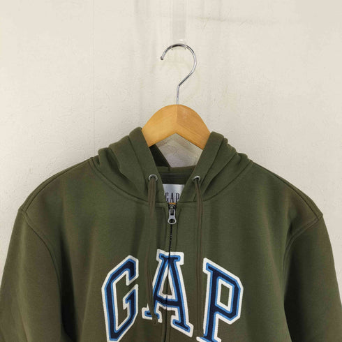 ギャップ Gap プロントロゴ ジップアップパーカー メンズ S