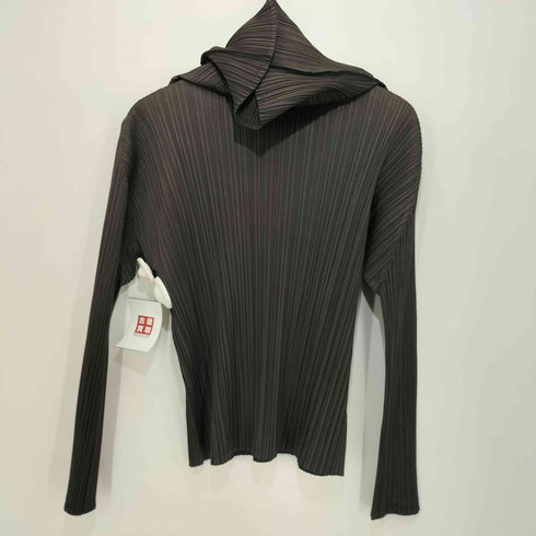 プリーツプリーズイッセイミヤケ PLEATS PLEASE ISSEY MIYAKE 2010AW タートルネック プリーツカットソー レディース JPN:3