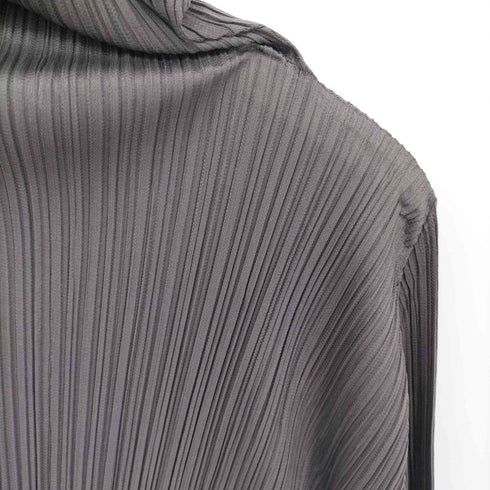 プリーツプリーズイッセイミヤケ PLEATS PLEASE ISSEY MIYAKE 2010AW タートルネック プリーツカットソー レディース JPN:3