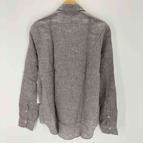 フェアファックス FAIRFAX リネン100 ホリゾンタルカラーシャツ メンズ JPN:XL