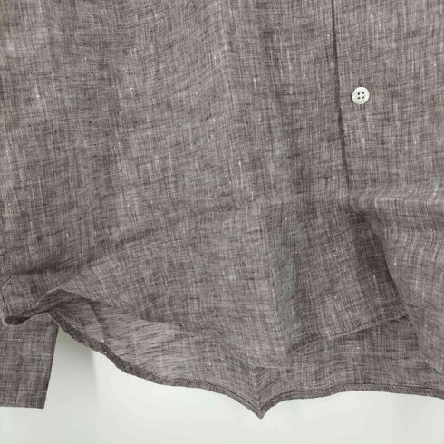 フェアファックス FAIRFAX リネン100 ホリゾンタルカラーシャツ メンズ JPN:XL