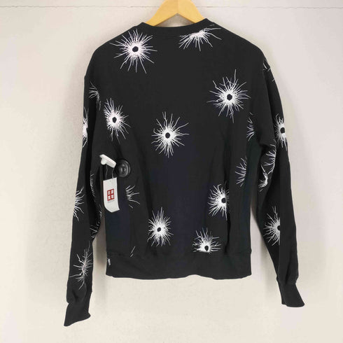 ザブラックアイパッチ THE BLACK EYE PATCH GUNSHOT STENCIL LOGO CREW SWEAT メンズ JPN:S