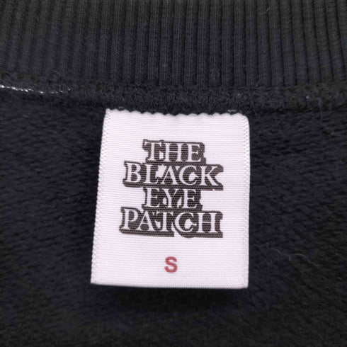 ザブラックアイパッチ THE BLACK EYE PATCH GUNSHOT STENCIL LOGO CREW SWEAT メンズ JPN:S