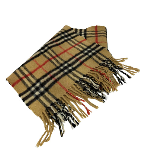 バーバリーズ BURBERRYS MADE IN ENGLAND 100%カシミヤ ノバチェック マフラー レディース