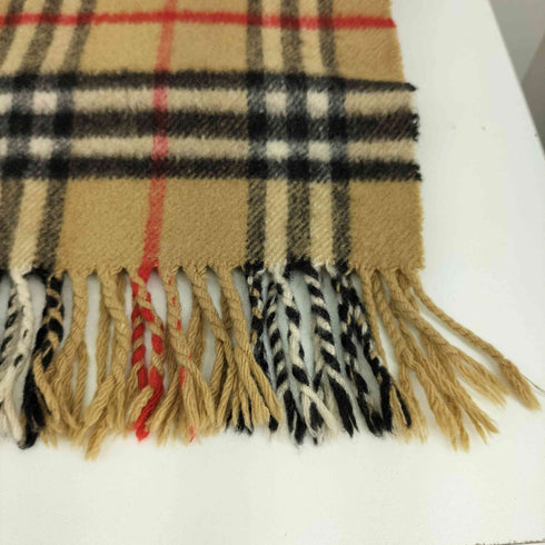 バーバリーズ BURBERRYS MADE IN ENGLAND 100%カシミヤ ノバチェック マフラー レディース