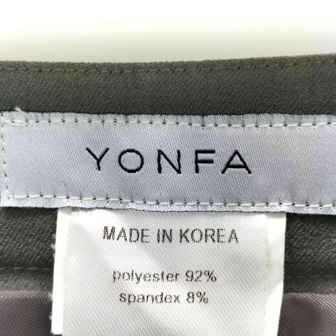 ヨンファ YONFA センタープレス スラックス レディース JPN:XS