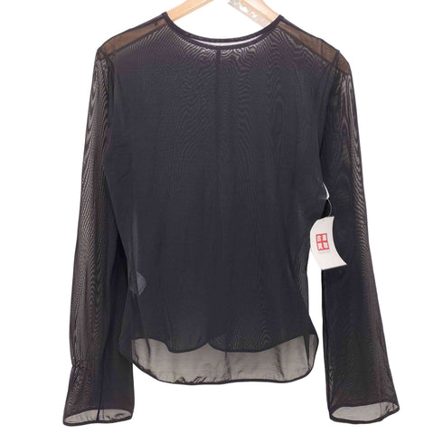 ユニクロ UNIQLO 2022SS シアークルーネックTシャツ レディース JPN:L