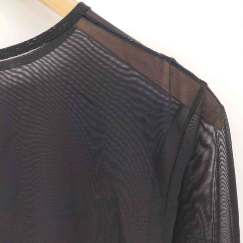 ユニクロ UNIQLO 2022SS シアークルーネックTシャツ レディース JPN:L