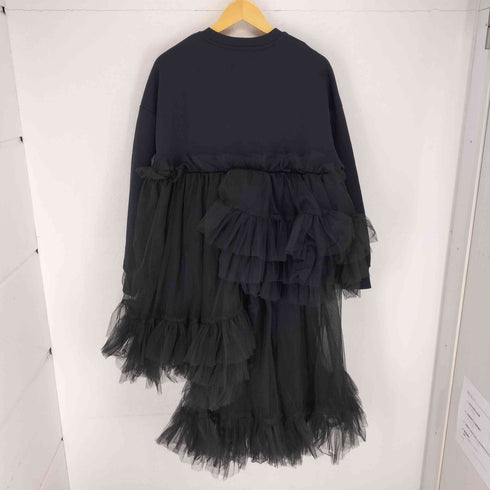 VIVIANO 24AW ASYMMETRIC TULLE SWEAT SHIRT domestic レディース JPN:M