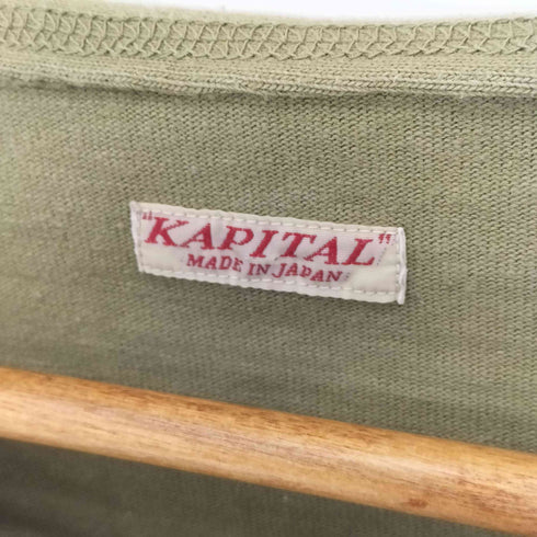 キャピタル KAPITAL 切替 カットオフデザイン 五分袖カットソー レディース 1