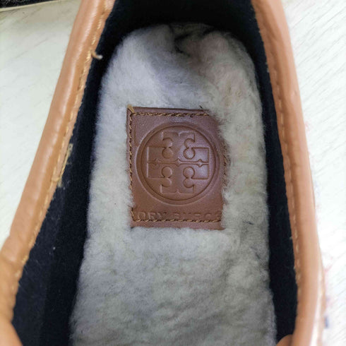 トリーバーチ TORY BURCH エスニック柄 裏ボア スエード切替 スニーカー レディース 8M F13