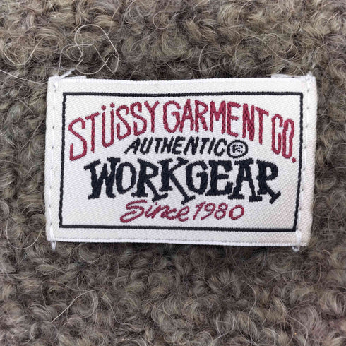 ステューシー Stussy pieced alpaca wool scarf メンズ