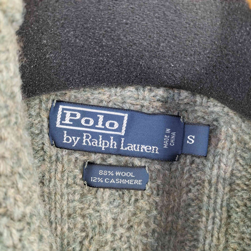 ポロバイラルフローレン Polo by RALPH LAUREN くるみボタン カシミヤ混 ショールカラー カーディガン メンズ import:S