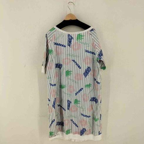 ツモリチサト TSUMORI CHISATO sleep ストライプ 水彩半袖ワンピース レディース M