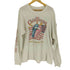 両面プリントクルーネック LS Tシャツ メンズ