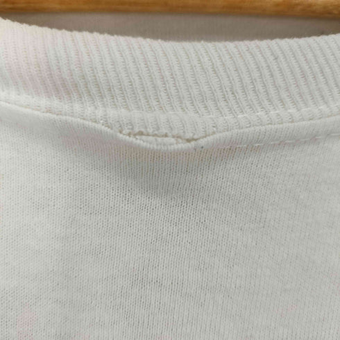 両面プリントクルーネック LS Tシャツ メンズ