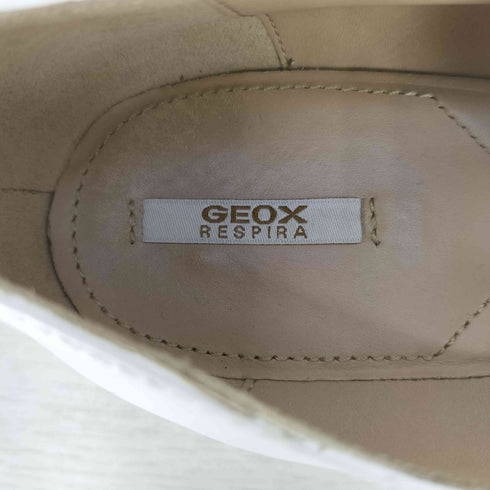 ジェオックス GEOX RESPIRA バイカラー チャンキーソール スリッポン レディース 38.5