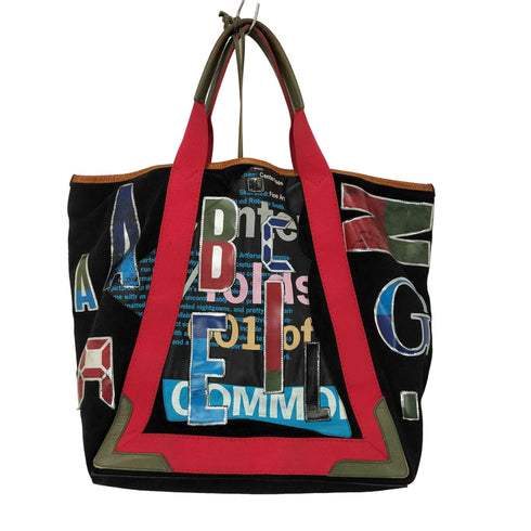 バレンシアガ BALENCIAGA Black Suede Alphabet Tote メンズ