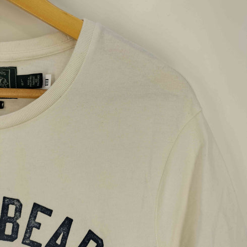 ポロカントリーラルフローレン POLO COUNTRY RALPH LAUREN CUSTOM SLIM FIT POLO BEAR ポロベア プリント モチーフ刺繍 Tシャツ メンズ import:L