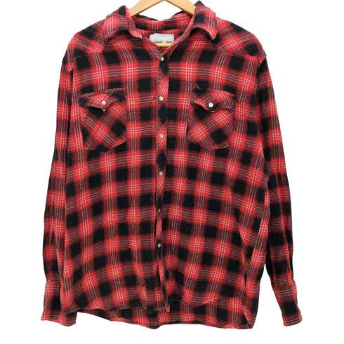 ラングラー Wrangler 90-00S チェック ネルシャツ メンズ import:XL
