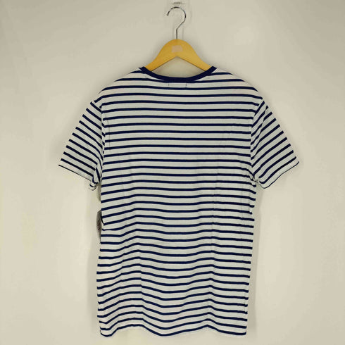 ポロラルフローレン POLO RALPH LAUREN CUSTOM SLIM FIT POLO BEAR ポロベア プリント ボーダー Tシャツ メンズ import:L