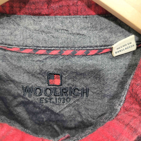 ウールリッチ WOOLRICH 90-00S チェック ボタンダウンシャツ メンズ import:XXL