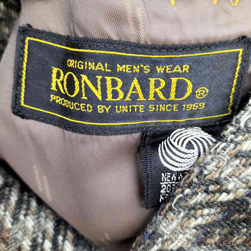 RONBARD ツイードテーラードジャケット メンズ