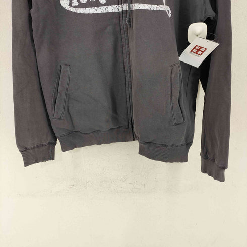 ボンダッチ Von Dutch フロントロゴ ジップパーカー メンズ L