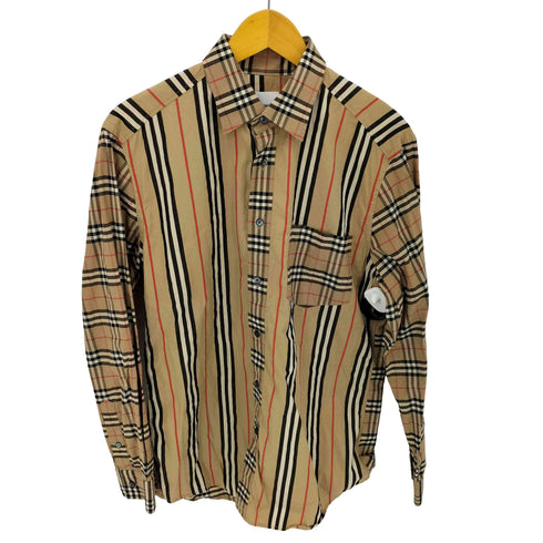 バーバリーロンドン BURBERRY LONDON 21SS ティッシ期 フロント1ポケット L/S チェックシャツ メンズ import:M