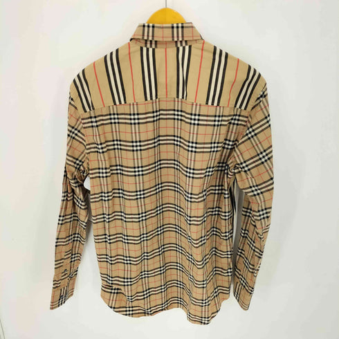 バーバリーロンドン BURBERRY LONDON 21SS ティッシ期 フロント1ポケット L/S チェックシャツ メンズ import:M