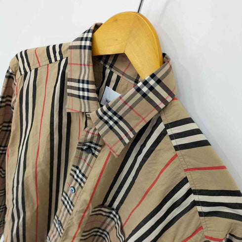 バーバリーロンドン BURBERRY LONDON 21SS ティッシ期 フロント1ポケット L/S チェックシャツ メンズ import:M