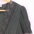 ザラ ZARA レース Vネック シャツ ワンピース レディース import:XS