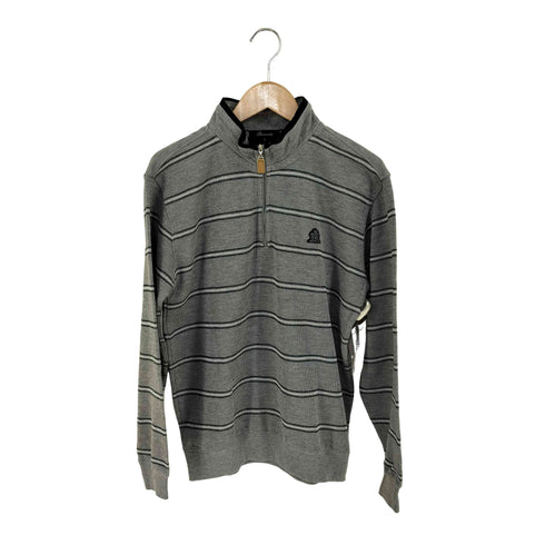 バラクータ BARACUTA ハーフジップ ボーダーニット メンズ L