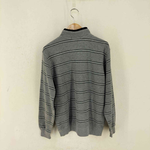 バラクータ BARACUTA ハーフジップ ボーダーニット メンズ L