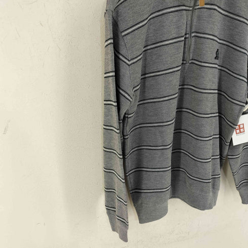 バラクータ BARACUTA ハーフジップ ボーダーニット メンズ L