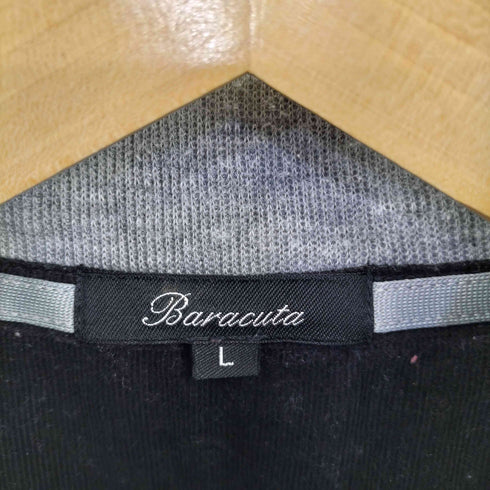 バラクータ BARACUTA ハーフジップ ボーダーニット メンズ L